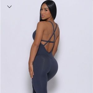 Bombshell Sportswear Sculpted bodysuit in summit gray